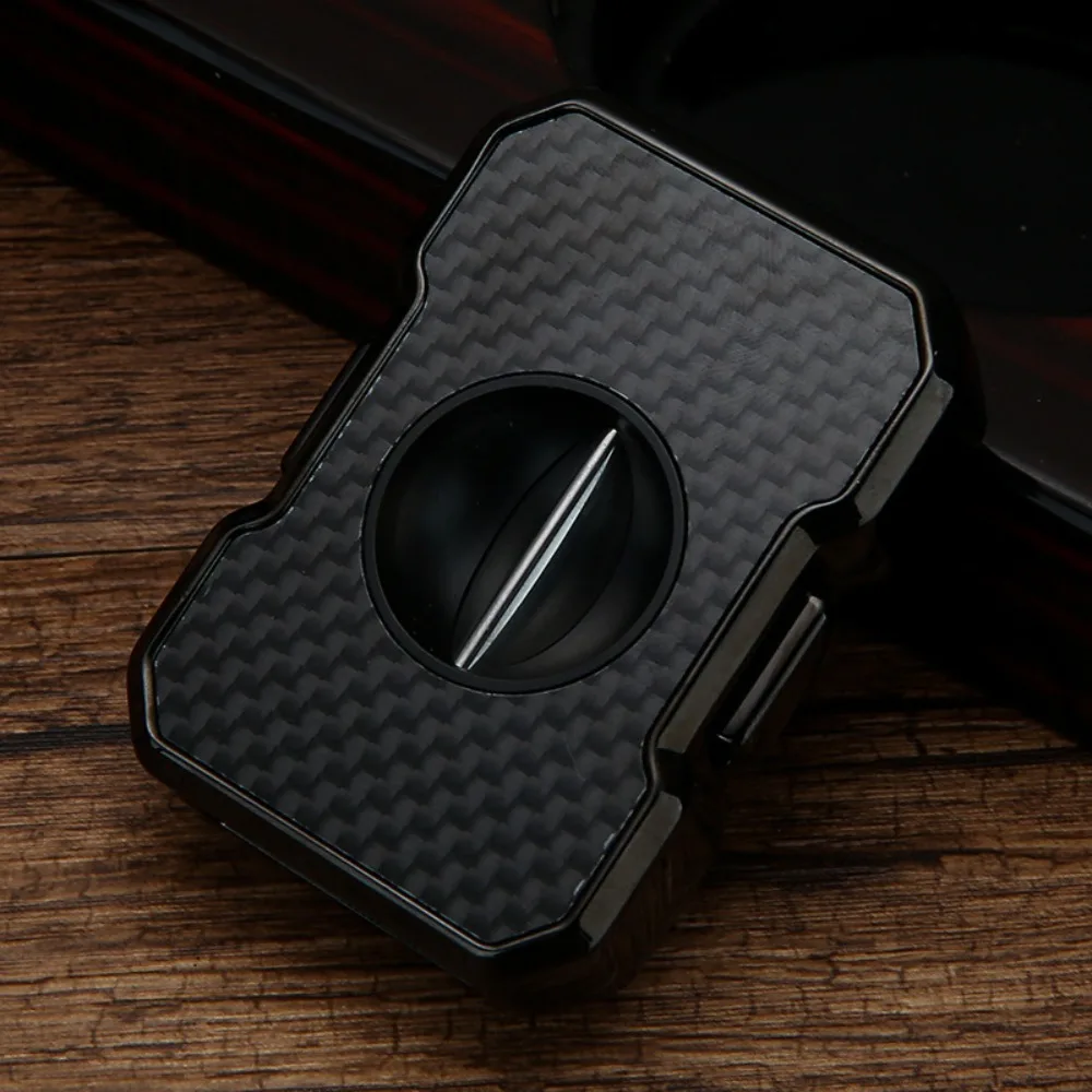 Creative Designed V-Shaped Cigar Cutter Sharp Spring Loaded Portable High-End Smoking Kit Accessory