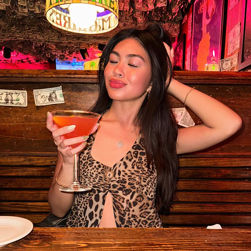 

Female Split Wild Animal Leopard Pattern Print Camis Tanks Women Halter Hotsweet Sexi Summer Tops Ins Chic Backless Tees Shirts