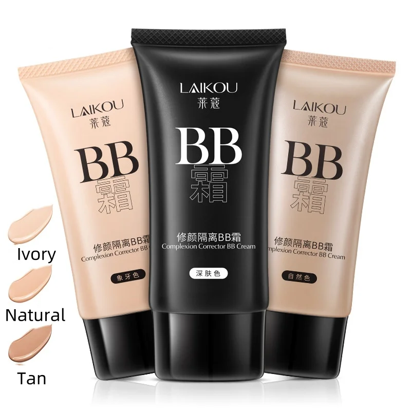 

3 Colors BB Cream Long Lasting Liquid Foundation Waterproof Cover Acne Spot Natural Face Base Makeup Matte Concealer Cosmetic