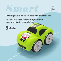 New Rc Intelligent Sensor Remote Control Cartoon Mini Car Remote Control Electric Car Smart Music Lighting Children Toys Gift