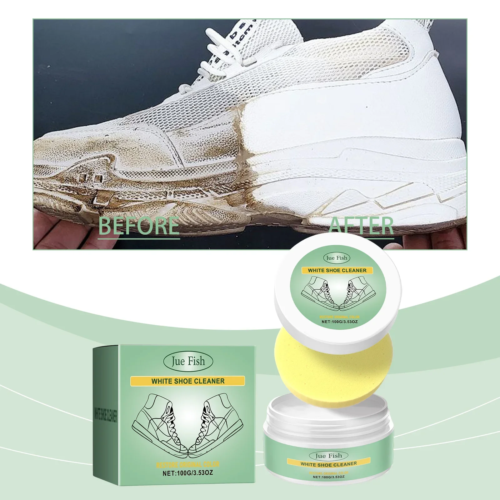 white shoe cleaning cream, cleaning leather shoes, leather bags, white shoes, leave-in maintenance, portable cleaning cream