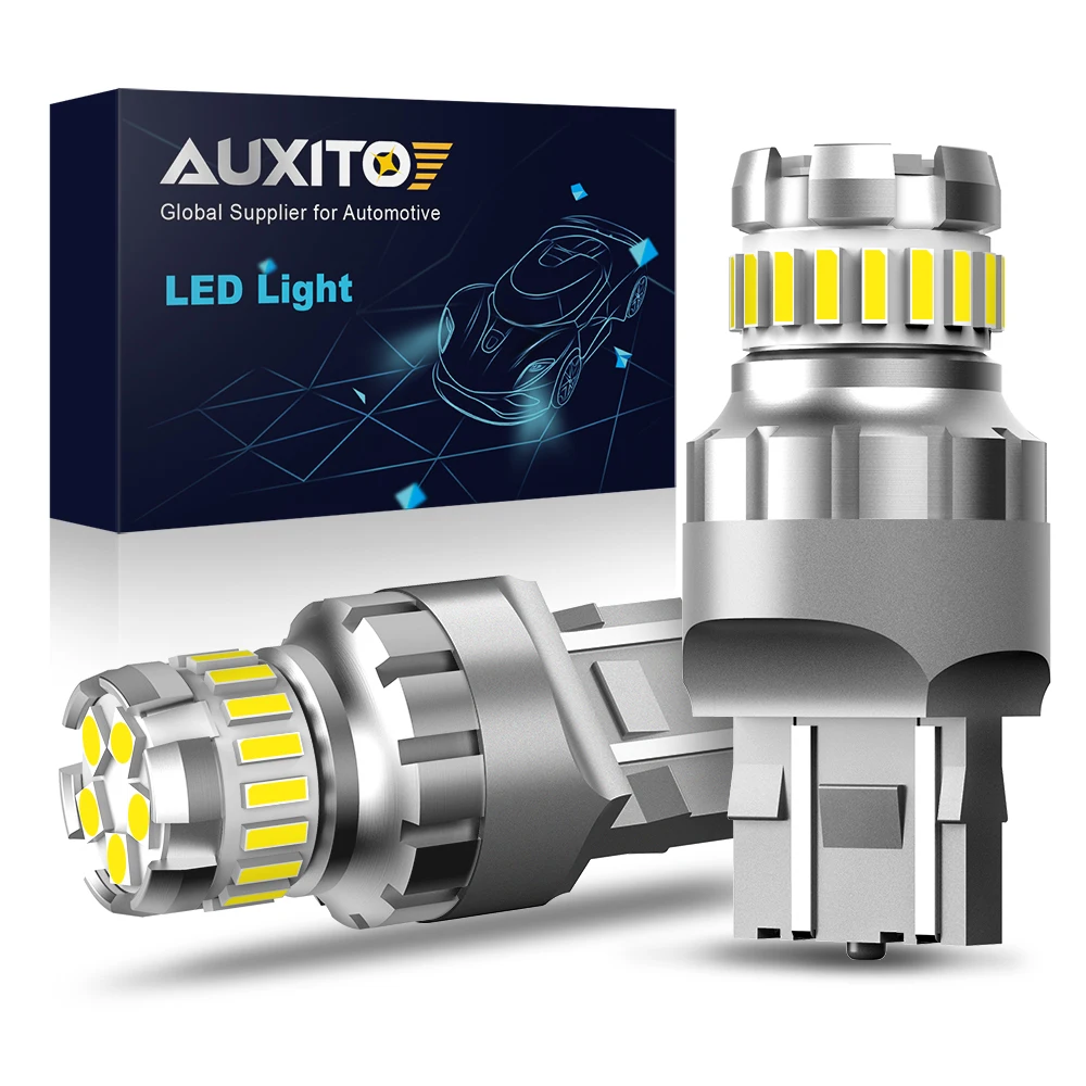 AUXITO 2 pz T20 W21/5 W 7443 7440 LED Canbus Luce per Lada Vesta Kalina Granta Vesta DRL Lampadine A LED 6500 K Bianco Accessori Auto