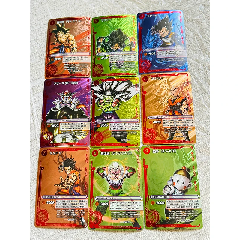 Anime Dragon Ball Chapter I Homemade flashcards Son Goku Chiaotzu Son Gohan Bejita Yonsei Game Collection Birthday present