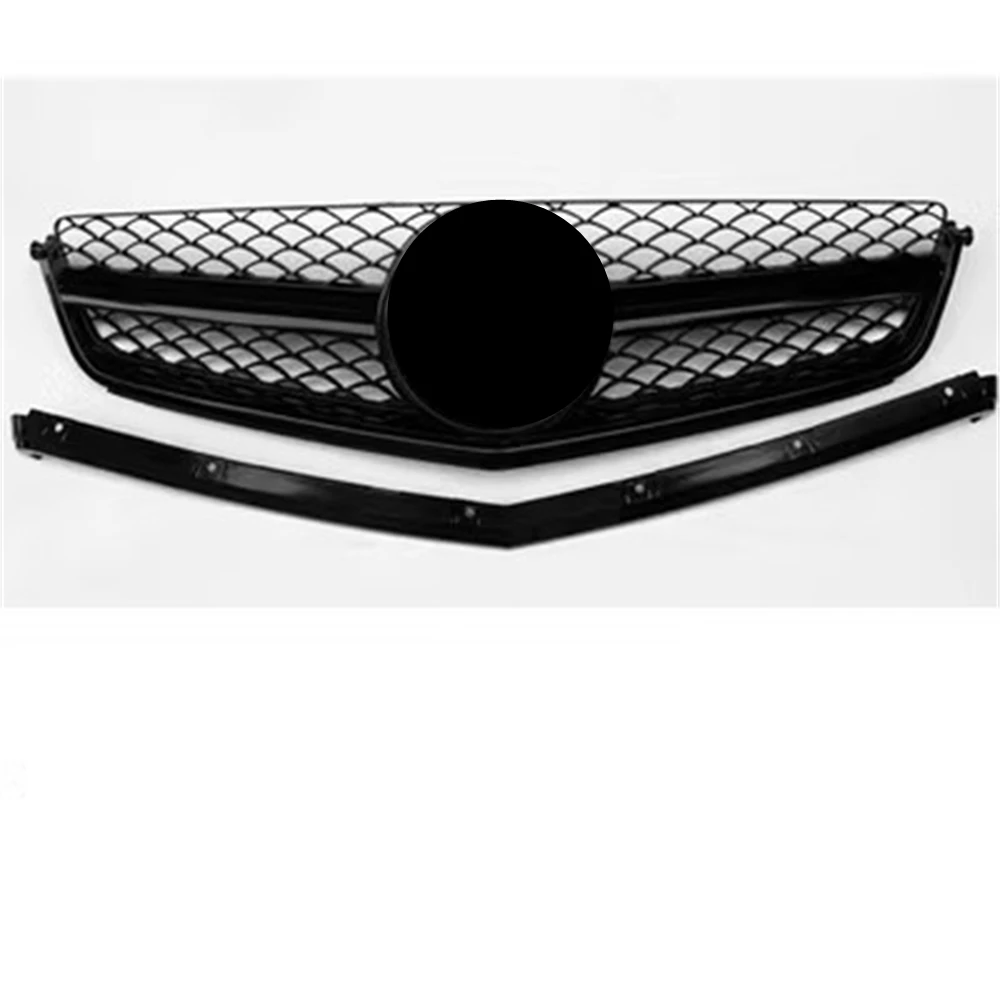 Car Front Bumper Grill Radiator Grille Racing Grill for 07-13 Mercedes-Benz C class W204 C63