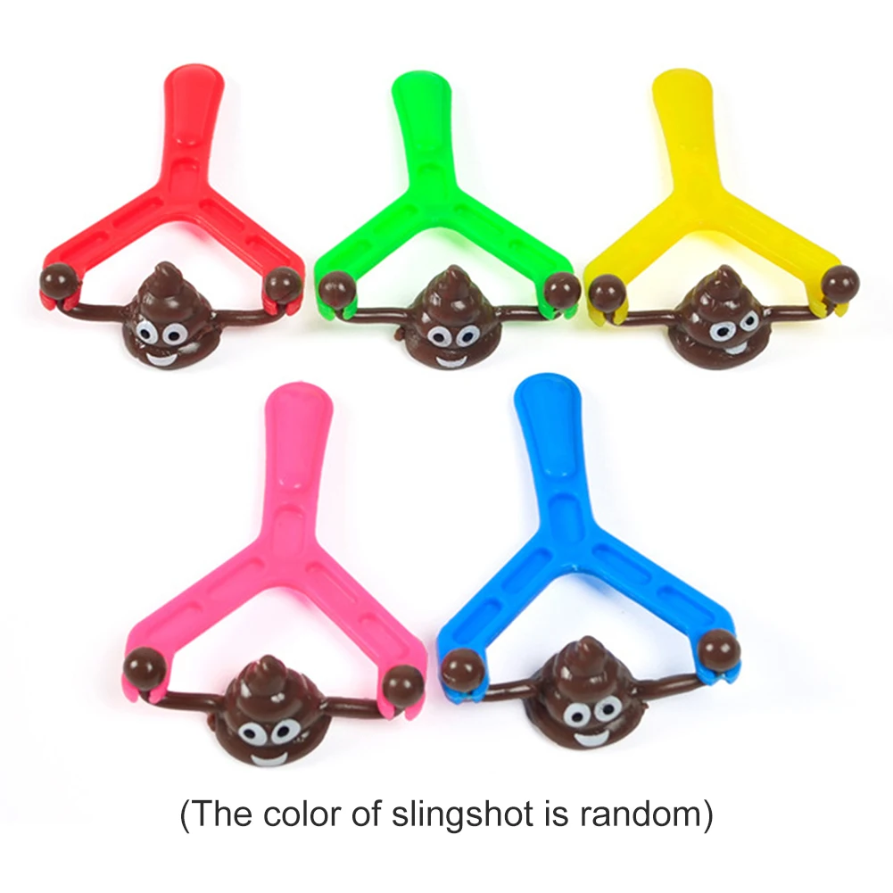 ألعاب طرد أنبوب وهمية صغيرة مرنة لون عشوائي ضد الإجهاد المنجنيق المحمولة وهمية براز قاذفة قابلة لإعادة الاستخدام للأطفال هدايا العيد