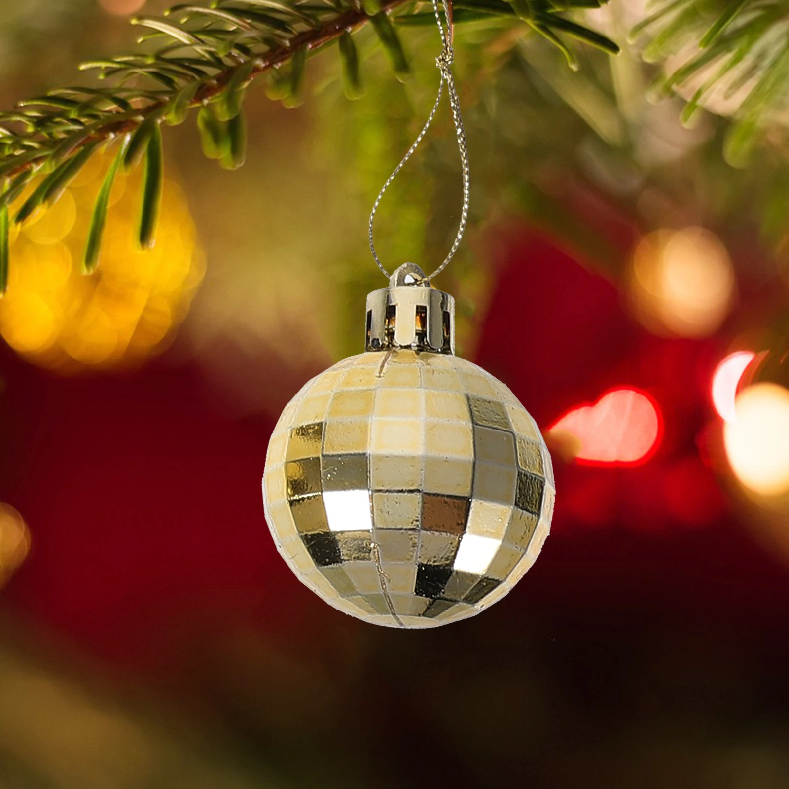 

36pcs Christmas Ball PVC Globe Ornaments Sparkling Easy To Hang Xmas Tree Balls Decorations Set For Holiday Home