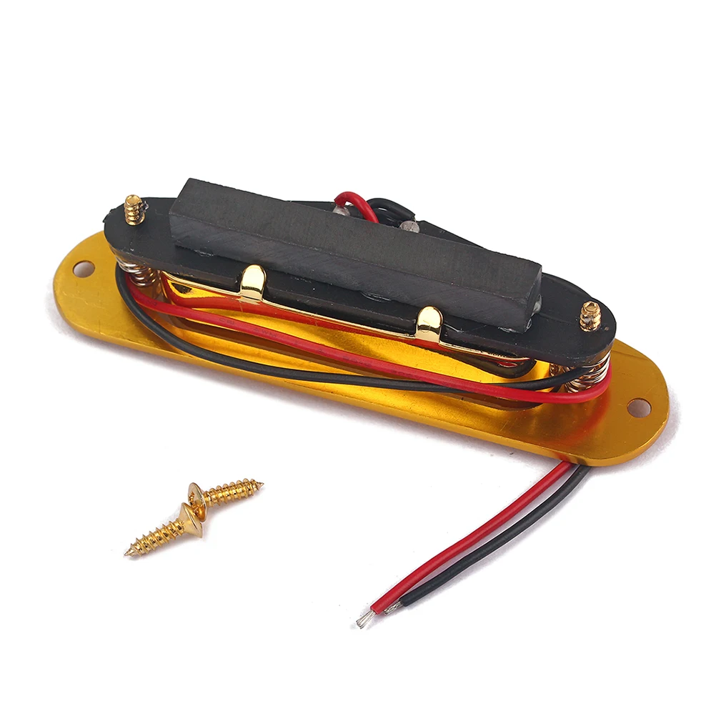 

Vintage V Electric Guitar Pickup Magnet Neck Sound Pickup Single Coil 5 Pickup Set with Pickup Frame Gold Plated f