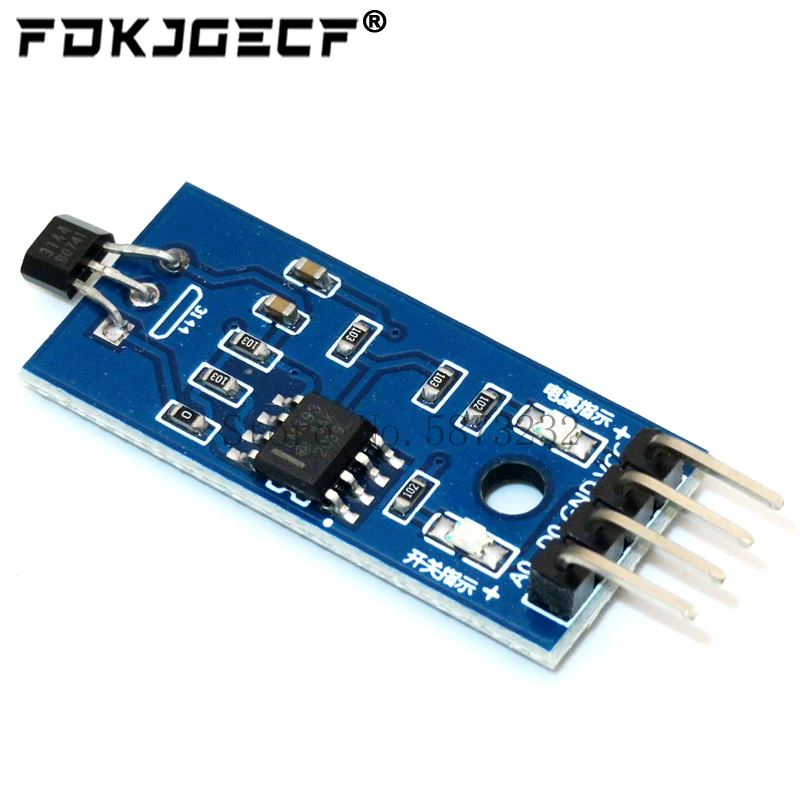 Hall Sensor Module 3144E Hall Switch Speed Magnetic Swiches Speed Counting Sensor Module For Arduino Smart Car