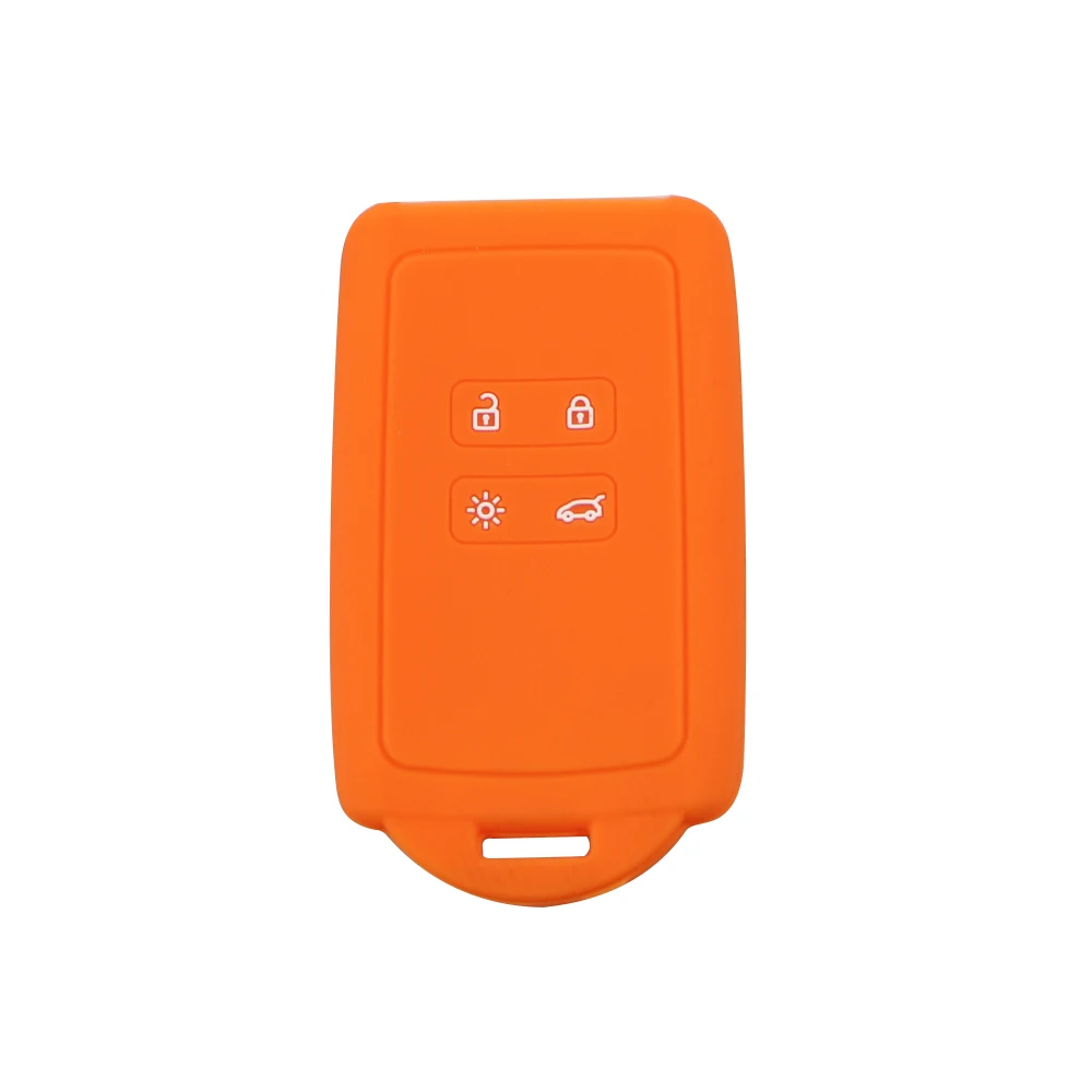 Silicon Key Case Cover for Dacia 3 Renault Captur Zoe Espace 5 Clio Megane 4 Arkana  Protective Key Accessories Shell Bag