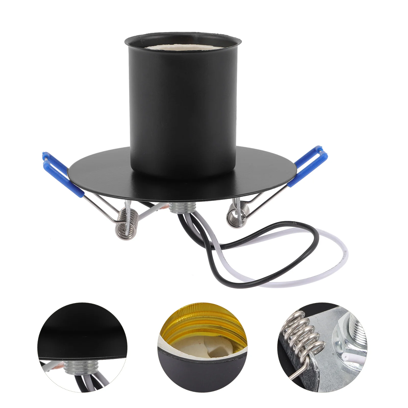 E27 مخرج ضوء 8 سنتيمتر أجزاء المصباح قاعدة عالمية الطراز الحديث لغرفة النوم المطاعم مكاتب مقبس الإضاءة مقبس المصباح