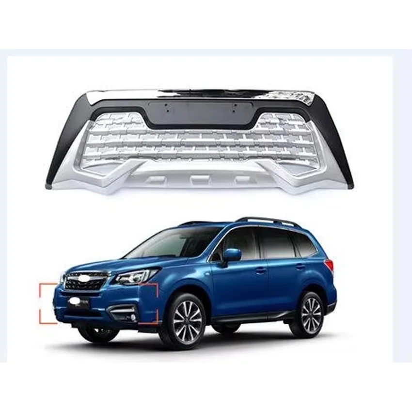 Luxurious front bumper guard skid plate bull bar for SUBARU Forester 2013-2018 ABS plastic,ISO9001 quality,easy installation