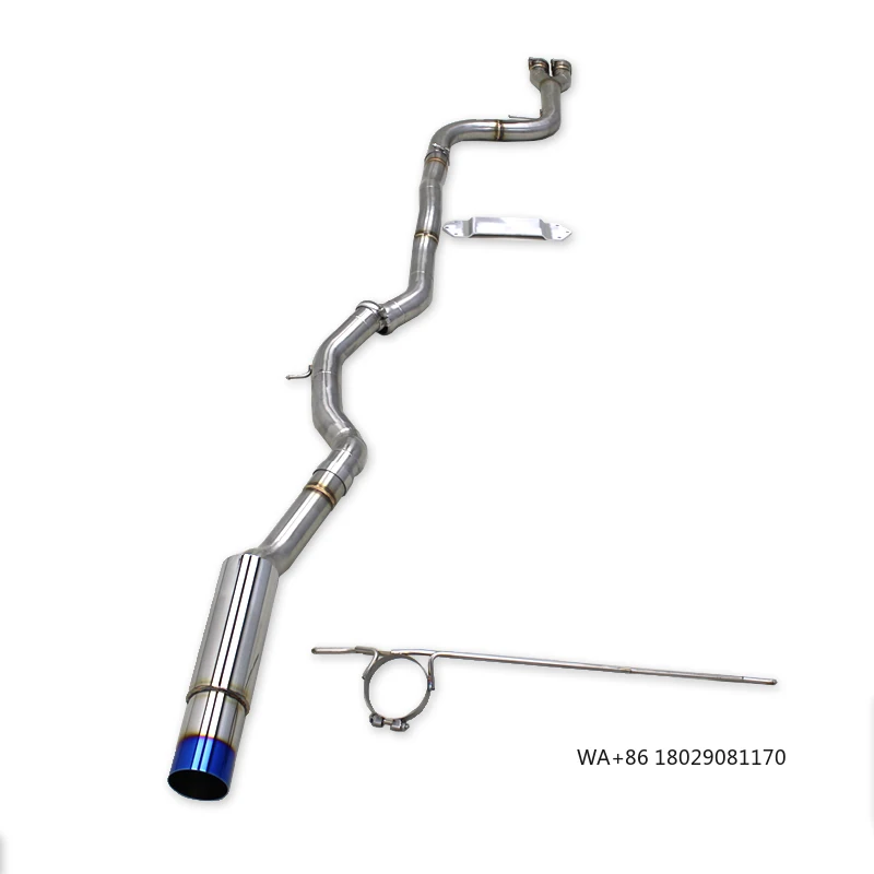 

Выхлопная система OEM SS304 Catback для M3 M4 F80 F82 3.0T 2014-2019, 3-дюймовая одинарная средняя труба, левая сторона, спортивная выхлопная система для автомобиля