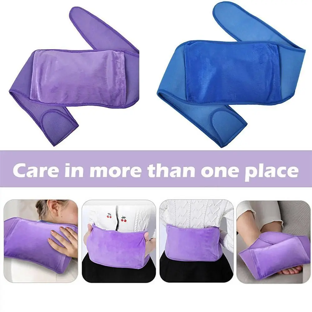 Hot Water Bottle Bag Rubber Warm Belt  Waist Cover Belt Warmer Waist