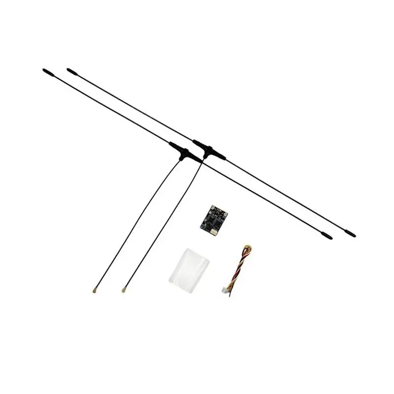 ABXE-433Mhz ELRS RX Receiver, Dual Diversity, 2X100mw Power, C3 TCXO Included For RC FPV Drone Traversal