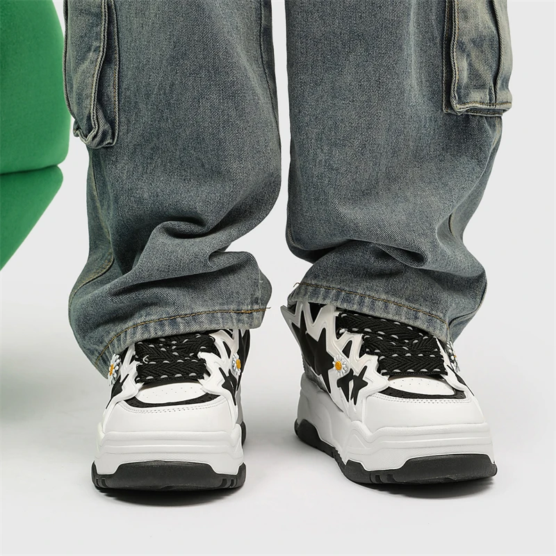 Popolari scarpe da pane margherita scarpe mattcake rialzate scarpe Lefu da donna scarpe basse scarpe Casual per interni ed esterni scarpe da tavola a stella