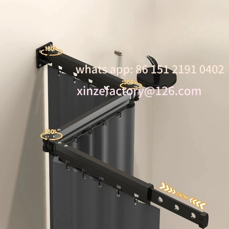 

Customizable ‌Invisible Foldable Bath Curtain Set-No Hole Waterproof Divider with Magnetic Hem Frosted Liner