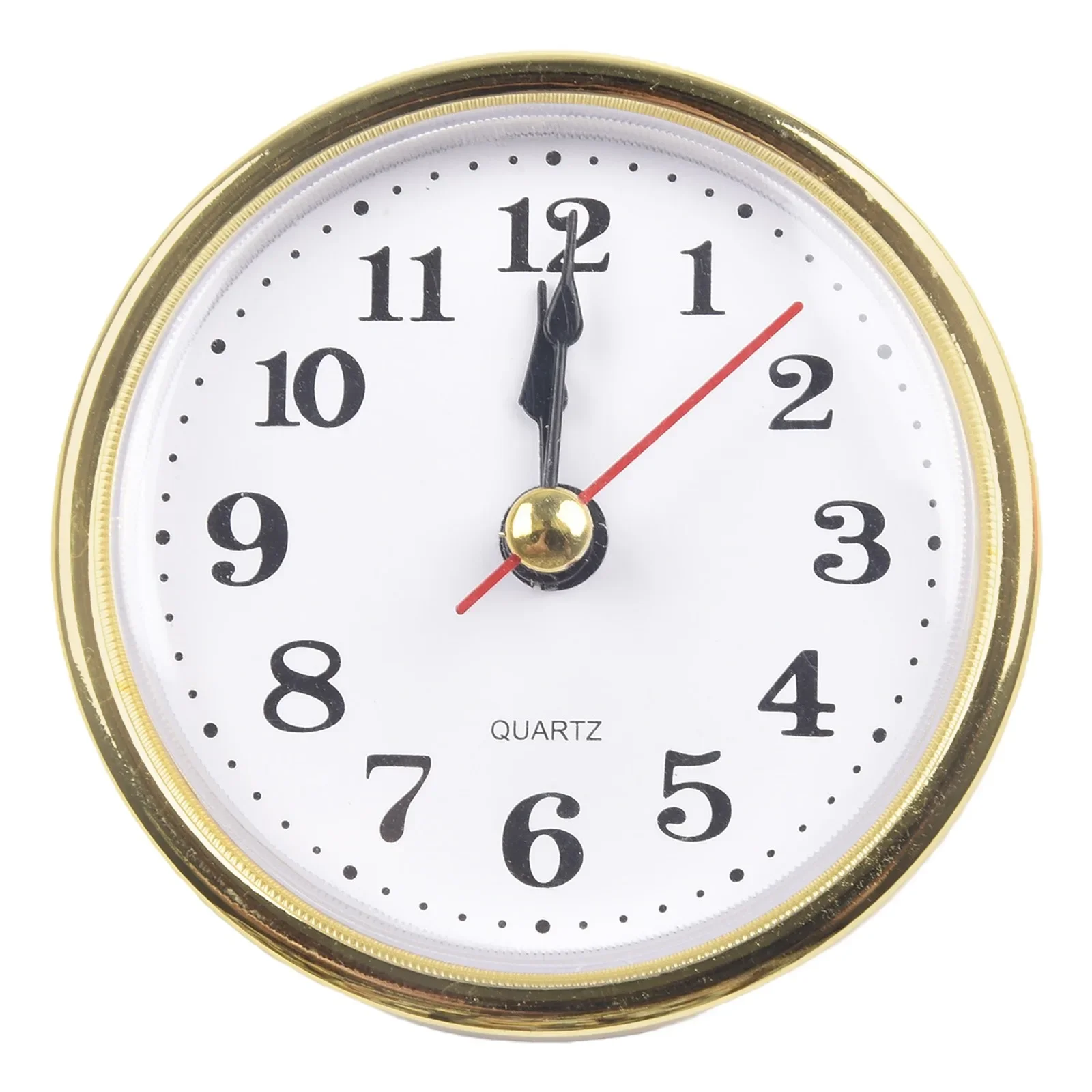 Clock Inserts Quartz Clock Inserts 65MM DIY Gold Arabic Numbers Movement Replacement High-Quality Plastic+metal