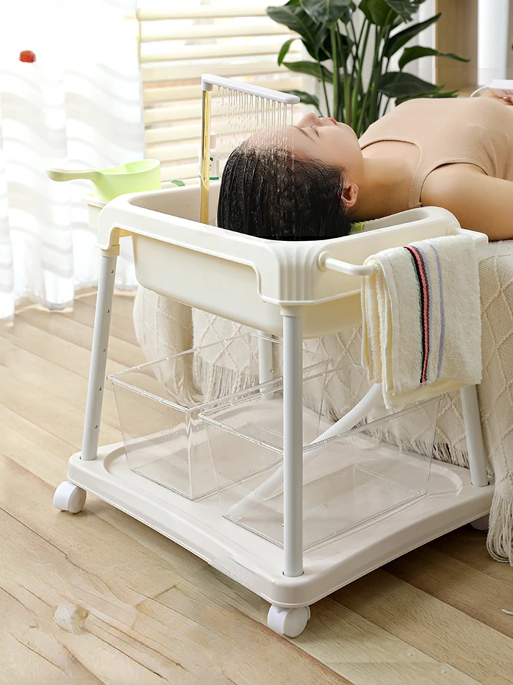 Bubble basin water circulation, lying flat, washing basin, bedridden patient, household, pregnant woman, postpartum