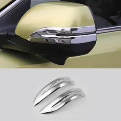 2pcs ABS Electroplating Car Side Door Rearview Turning Mirror Stripe Sticker Cover  for Honda CRV CR-V 2012 2013 2014 2015 2016