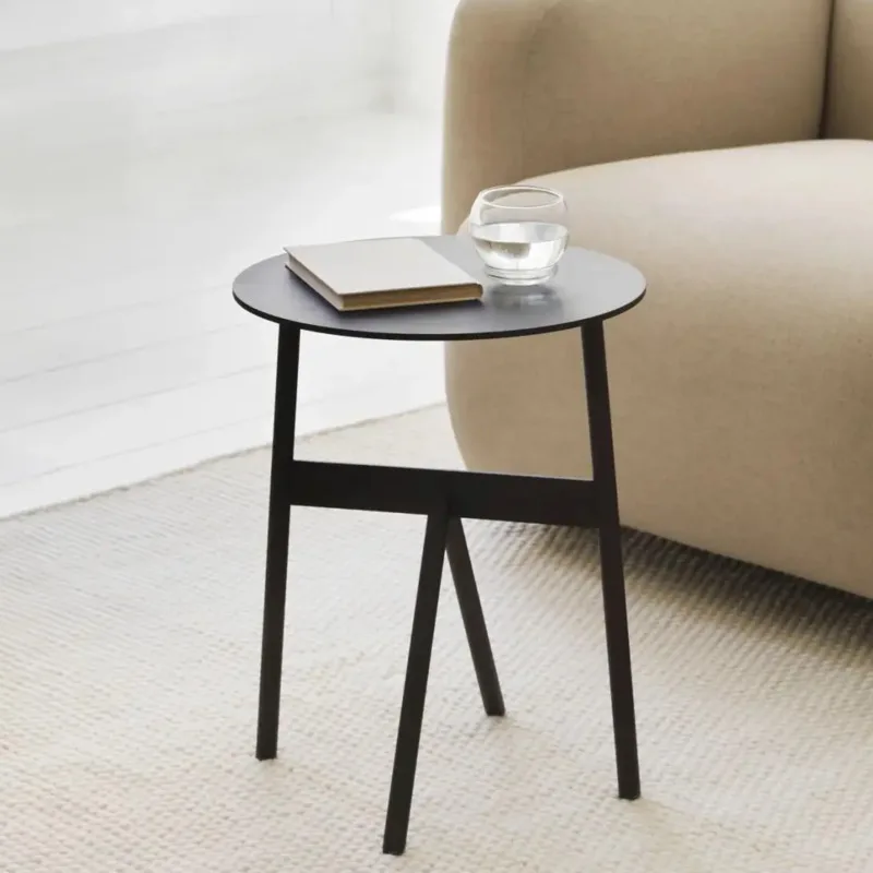 Minimalist Living Room Coffee Table Iron Modern Sofa Side Table Bedroom Bedside Small Table Balcony Round Tables Tea Tables