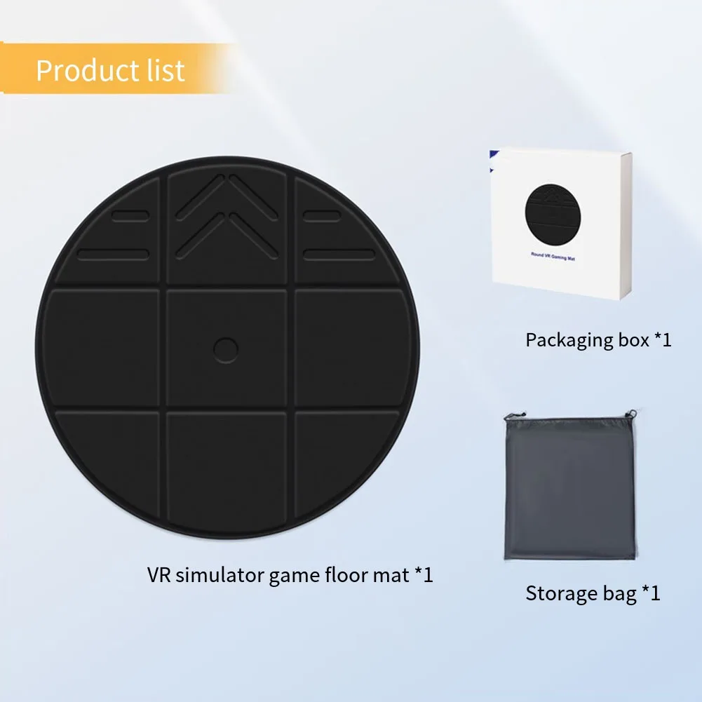 

VR Glasses Positioning Carpets 33x30x10cm Anti-slip Foldable Floor Mat For Meta Quest3/S/Vision Pro Gaming VR Mat Accessorie