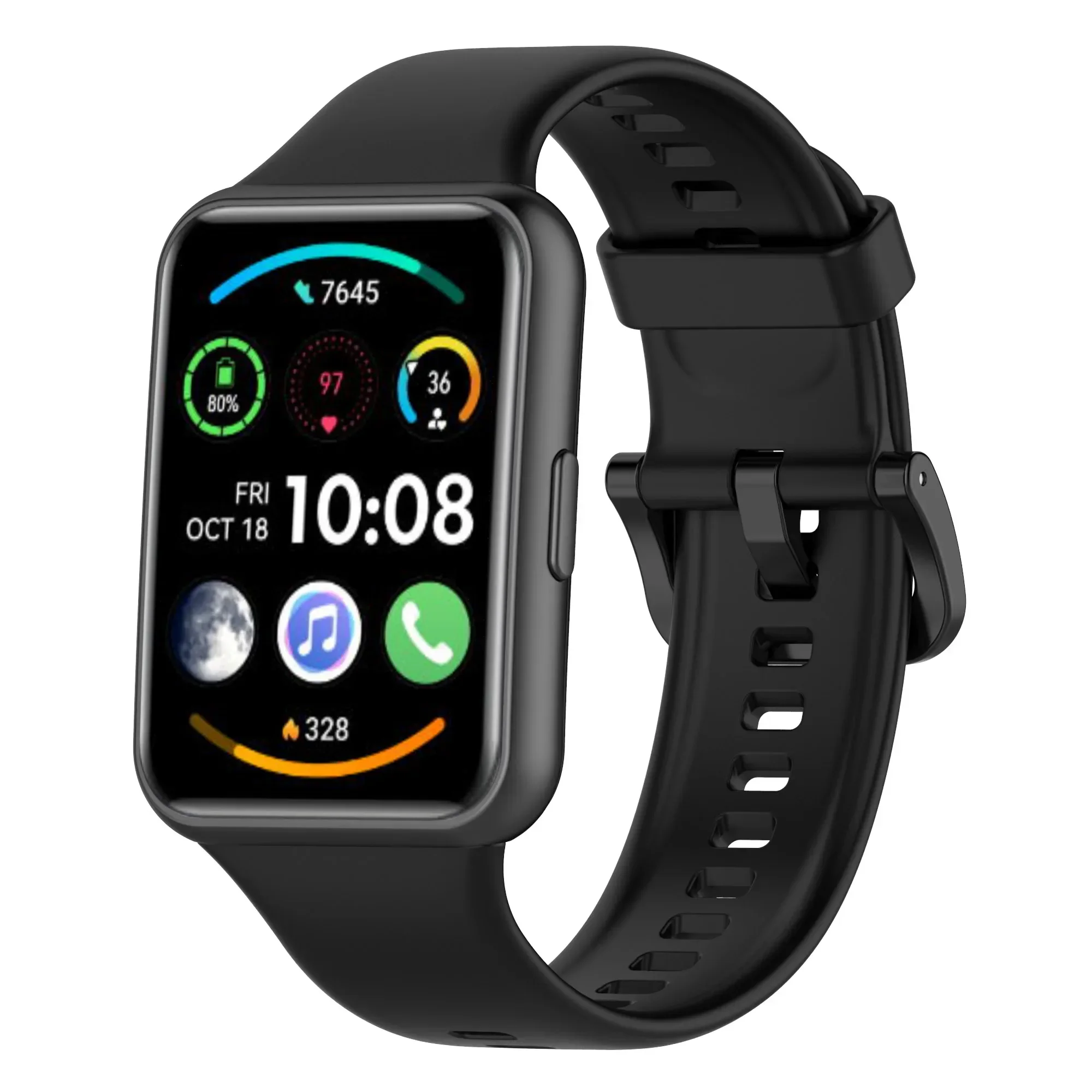 Silikon armband für Huawei Uhr fit 2 Uhren armband Ersatz Armband Armbänder für Huawei Fit2 aktives Zubehör