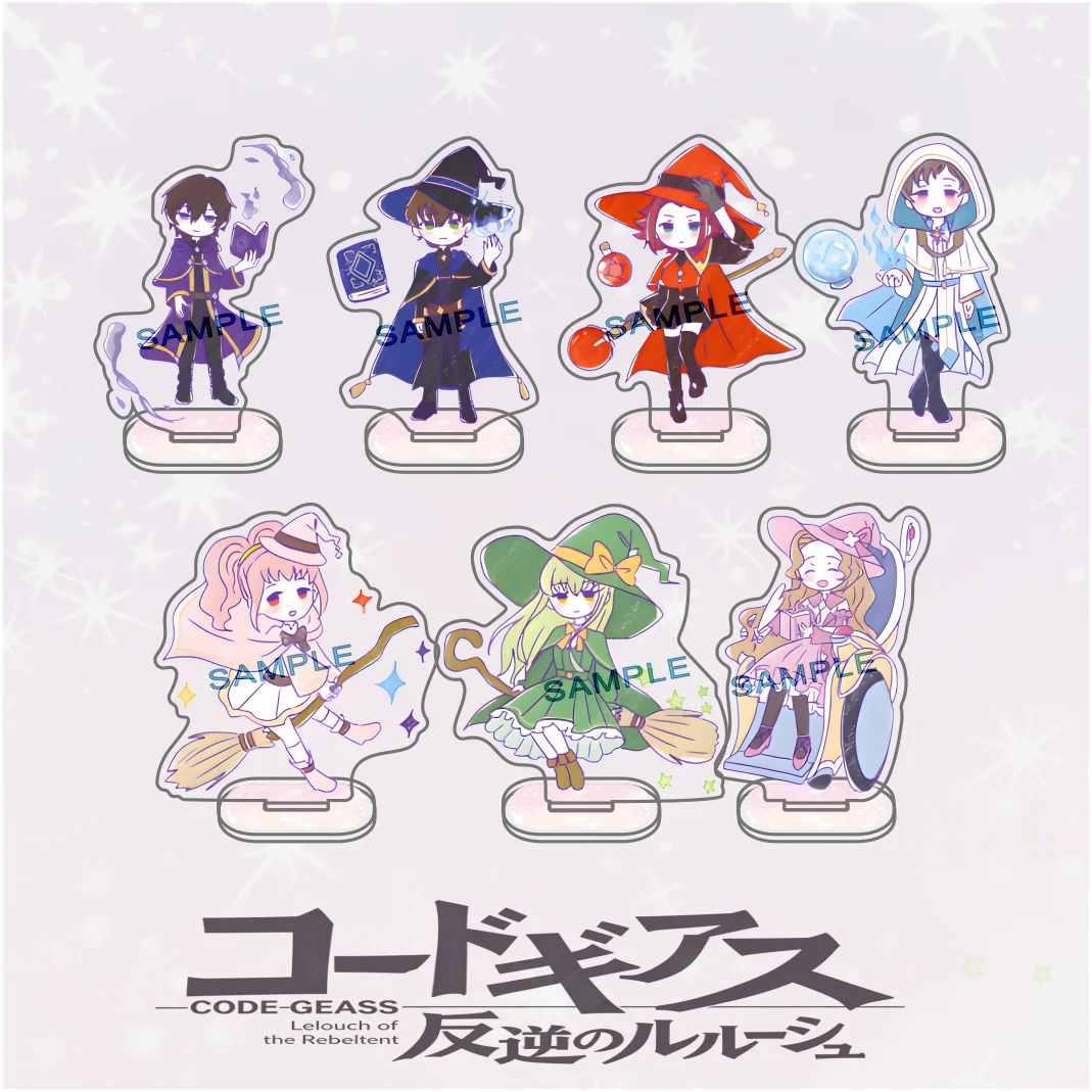10cm Code Geass  Lelouch Acrylic Stand Keychain Popular Anime Character Souvenir Desktop Decoration Cosplay Accessories Gifts