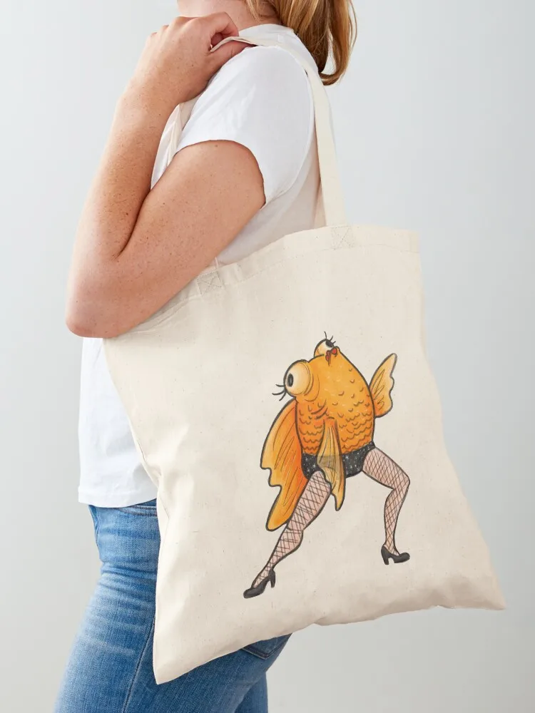 

Leggy Fishums Tote Bag tote bag university shopper bags supermarket folding bag canvas tote bags