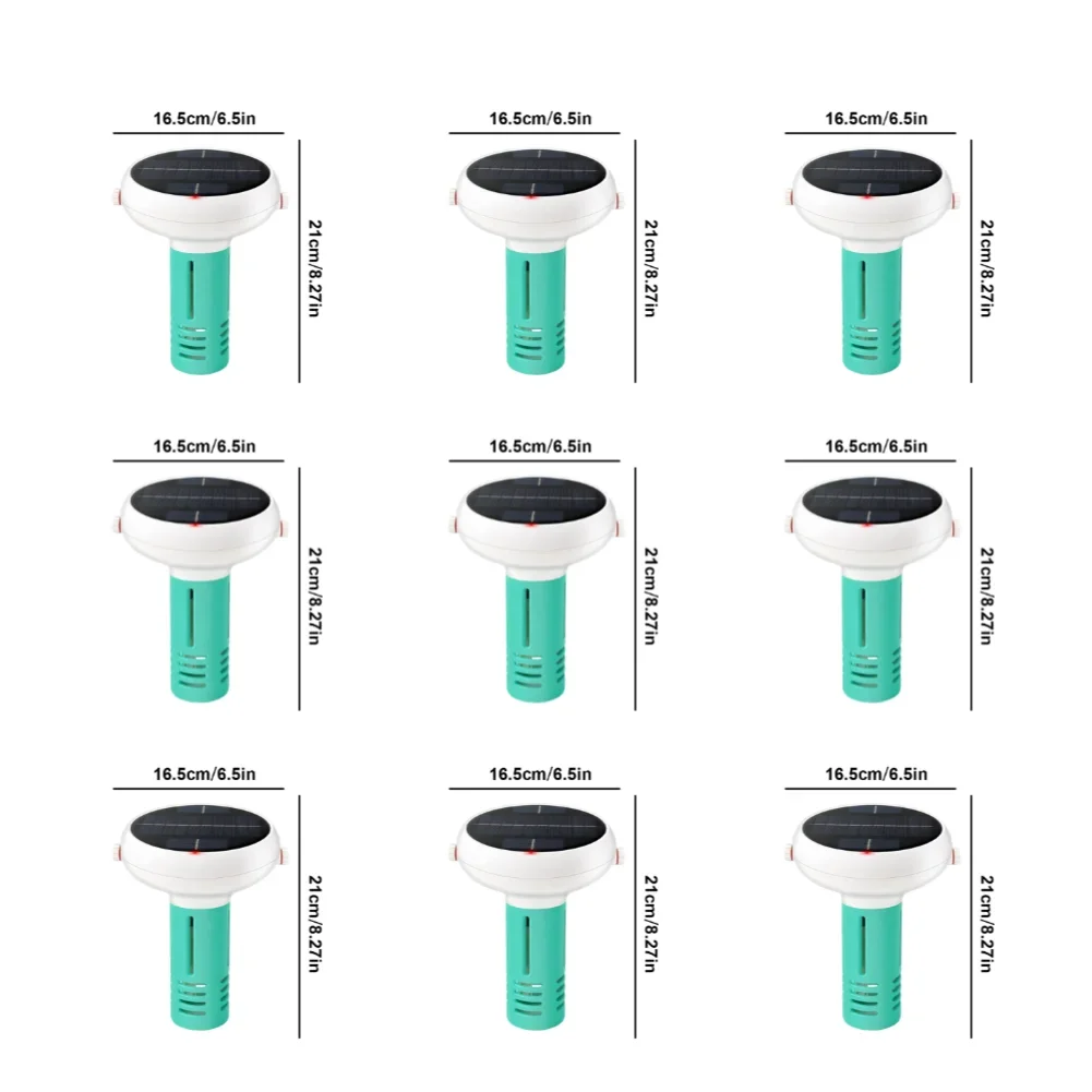 Testeur de qualité de l'eau 7 en 1, WiFi, solaire, flottant, pour piscine, mesure du chlore, du pH/ORP/EC/TDS/de la température/de la teneur en sel, compatible Tuya ZigBee