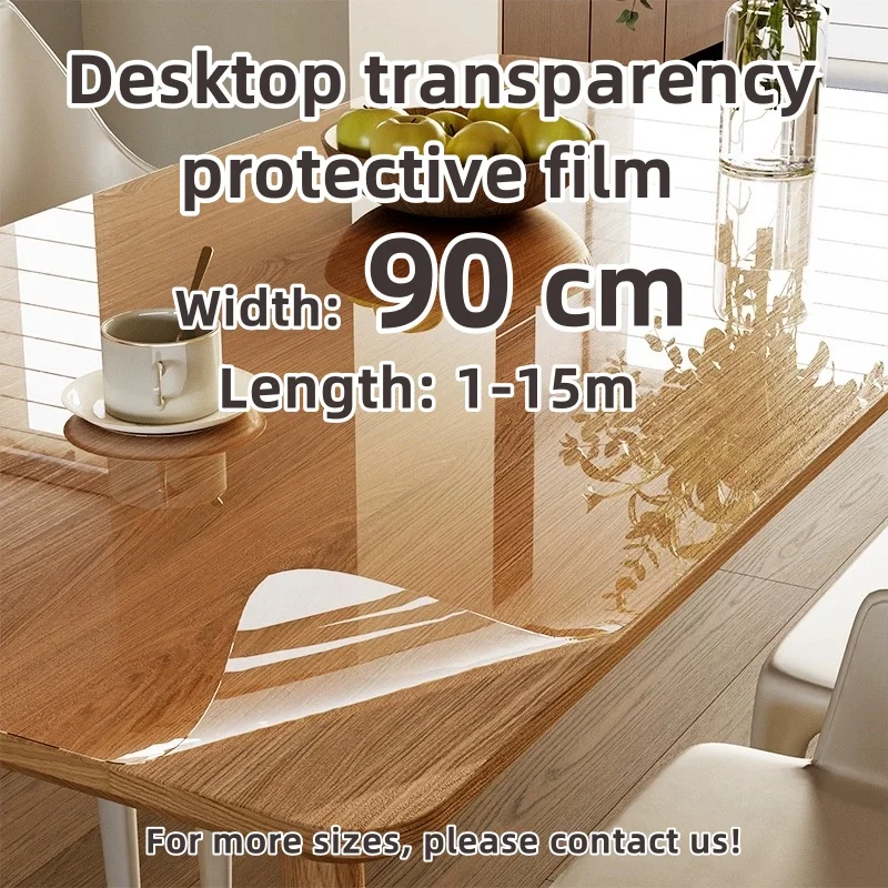 

Anti-scratch Heat Resistant Furniture Stickers HD Transparent Desktop Protective Film Adhesive Kitchen Oil-proof Table Sticker