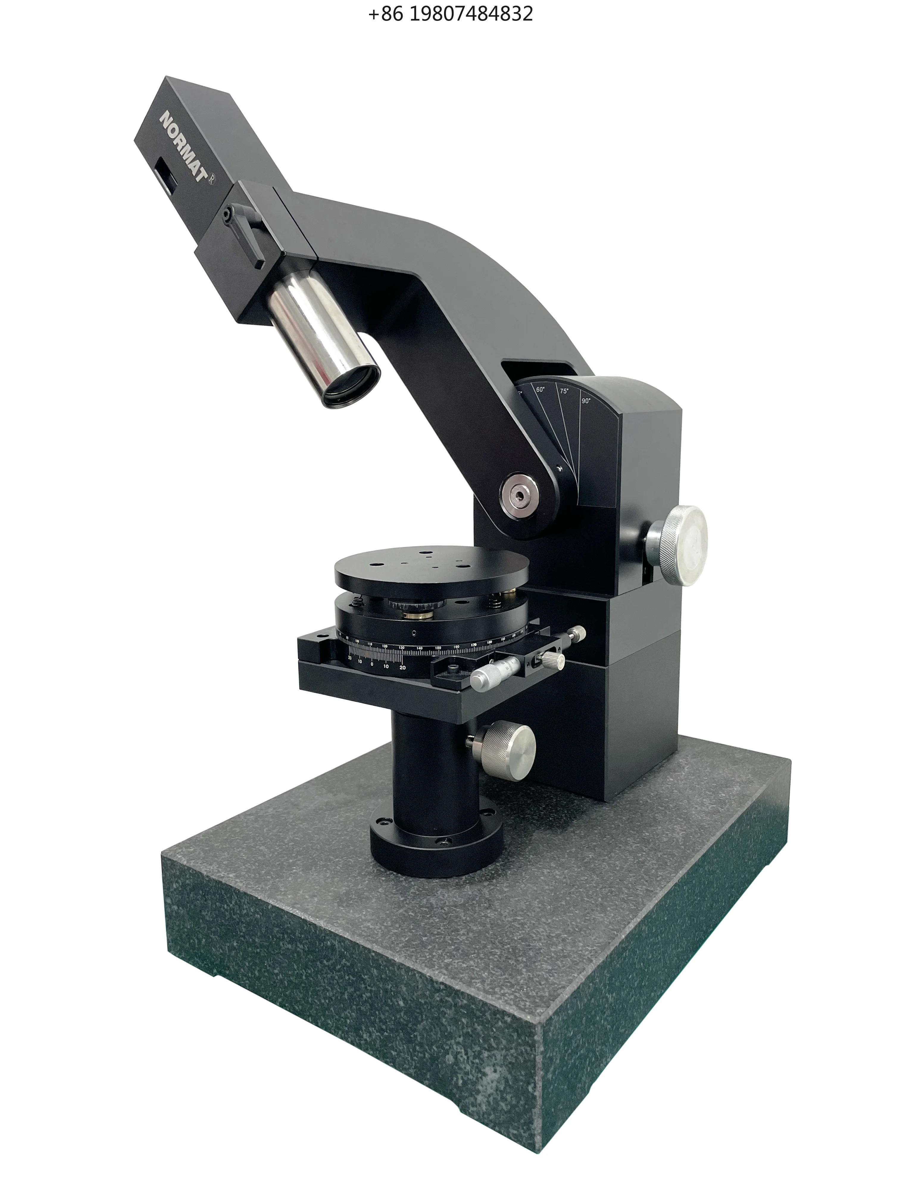 Arm Range for Measuring Straightness High Accuracy Comparative Goniometer Simultaneous X/Y Axes 0-180 Swing