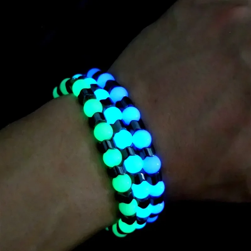New personality fun time comes and goes luminous bracelet young anti-anxiety healing luminous bracelet men