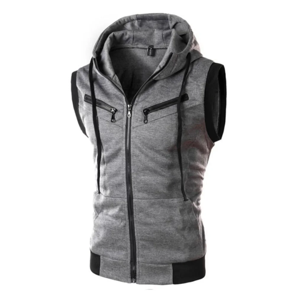 Spring New Wool Vest Warm Men\'s Sleeveless Retro Casual Pullover Men\'s Slim Men\'s Versatile Daily Clothing Tops