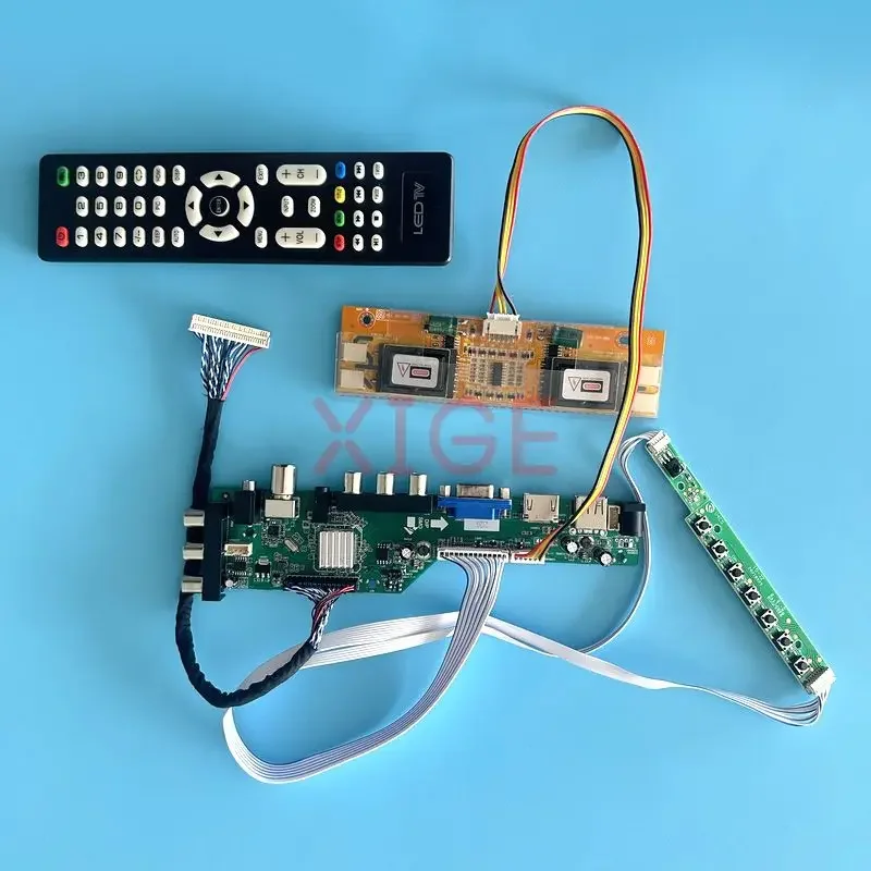 

For M190EN01 M190EN02 M190EN03 M190EN04 Driver Board 4CCFL Digital Signal DVB Matrix Kit 30Pin LVDS IR+AV+USB+HDMI+VGA 1280*1024