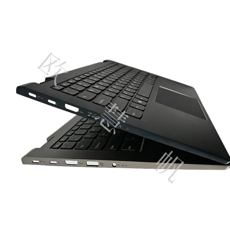 T New Laptop Cover for Lenovo ThinkBook 14s Yoga ITL 2021 Palmrest Upper Cover Bottom Case with US Backlit Keyboard