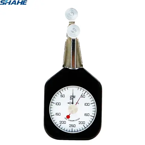 섬유 산업을위한 Shahe DTF 원사 장력 측정기 다이얼 장력 측정기 더블 포인터 압력 테스터 힘 측정기