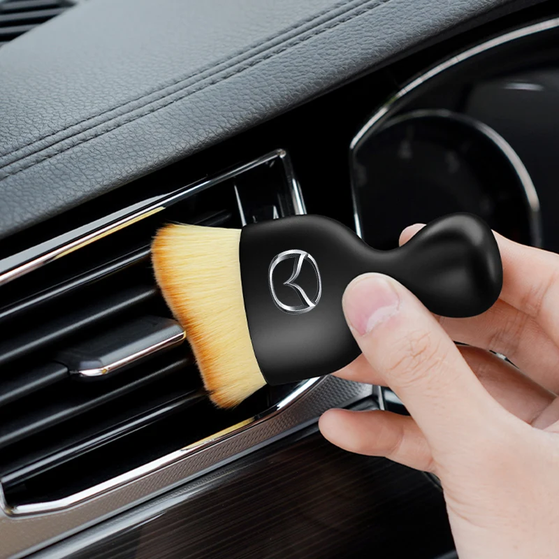 مكيف هواء السيارة منفذ الهواء تنظيف فرشاة ناعمة لمازدا 3 6 CX5 2 CX30 CX3 CX9 MX5 RX8 Axela Demio Atenza اكسسوارات السيارات
