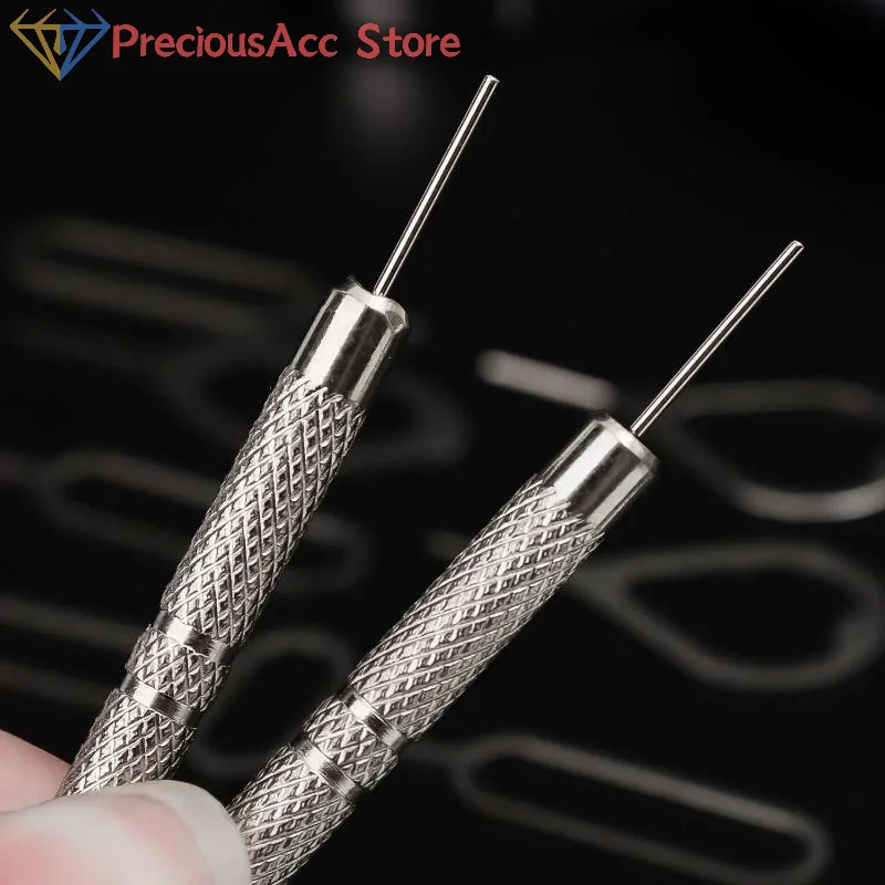 .New Sale-16Pcs/set Sim Card Eject Pin Needle Universal Mobile Phone Steel Ejector Pin SIM Card Tray Opener Keyring For