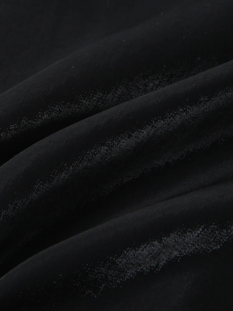 Primavera outono o pescoço manga longa tecido brilhante em camadas decoração camisas pulôver feminino blusas elegantes feminino casual wear