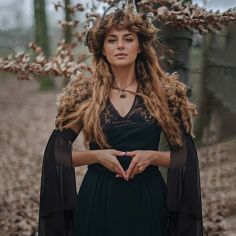 1 paio di maniche monostrato con protezione solare, allacciate in chiffon sottile, elastiche e traspiranti, maniche svasate staccabili da passerella