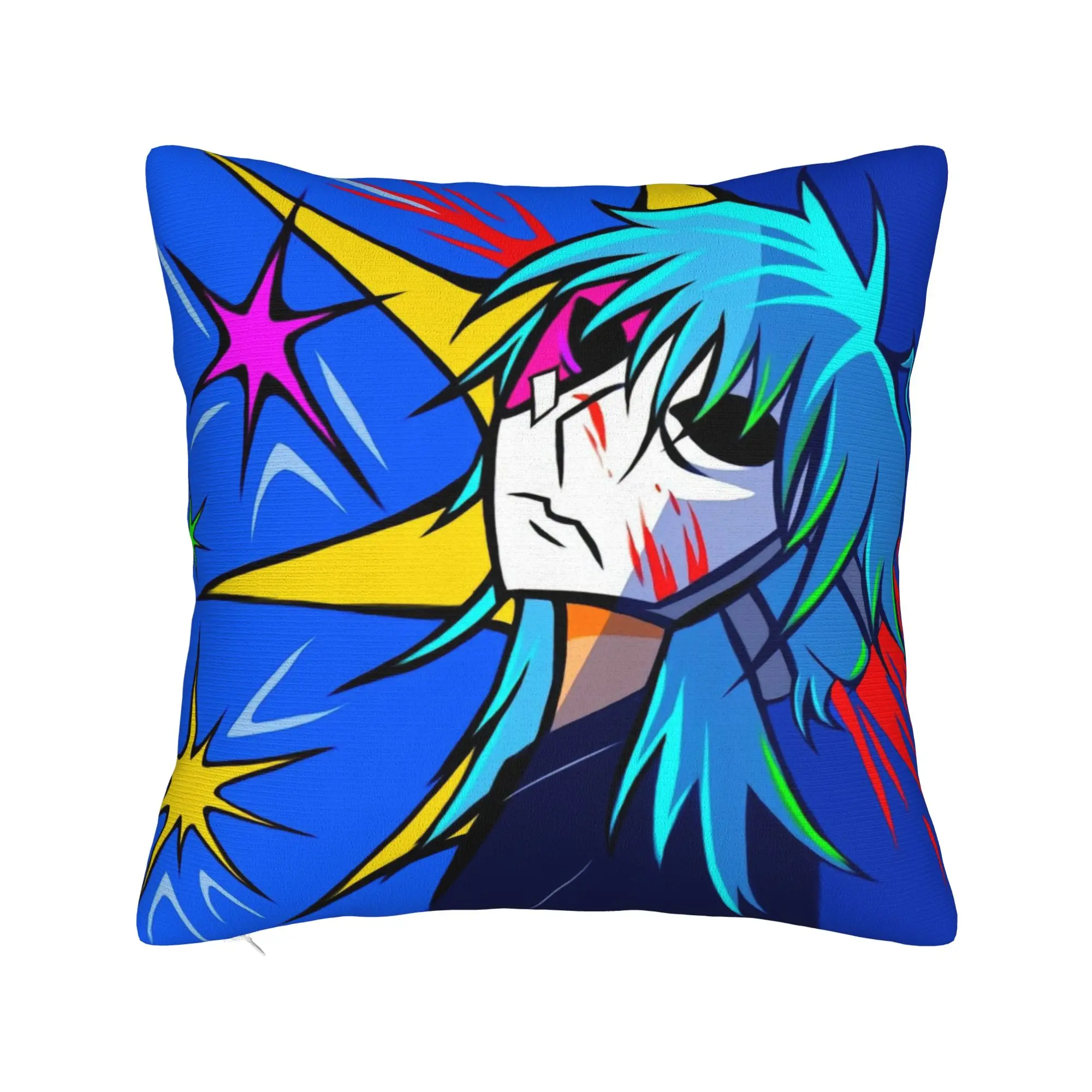 Sally Face Sal Fisher Pillow Case  Square Pillow Cover Kawaii Cushion Cover For Office Car Home Decor
