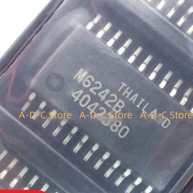 (5pcs)100% New MSM6242BGS-KR1 Screen Printing M6242B Real-time Clock/Driver Chip SOP-24 Chip