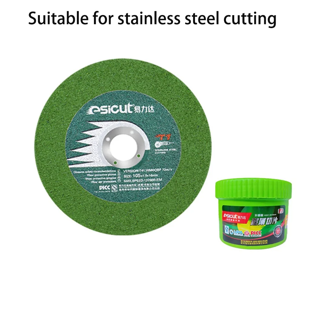 

10pcs Stainless Steel Tile Cutting Discs Resin Ultra Fine Angle Grinder Discs 4 inch Double Mesh Metal Cutting Disc Grinder