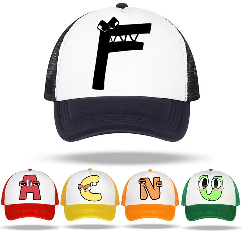 Gorra con el alfabeto para niños y niñas, gorro deportivo bonito, juego de Basebal para sombrilla, accesorios de ropa de Hip Hop, regalo