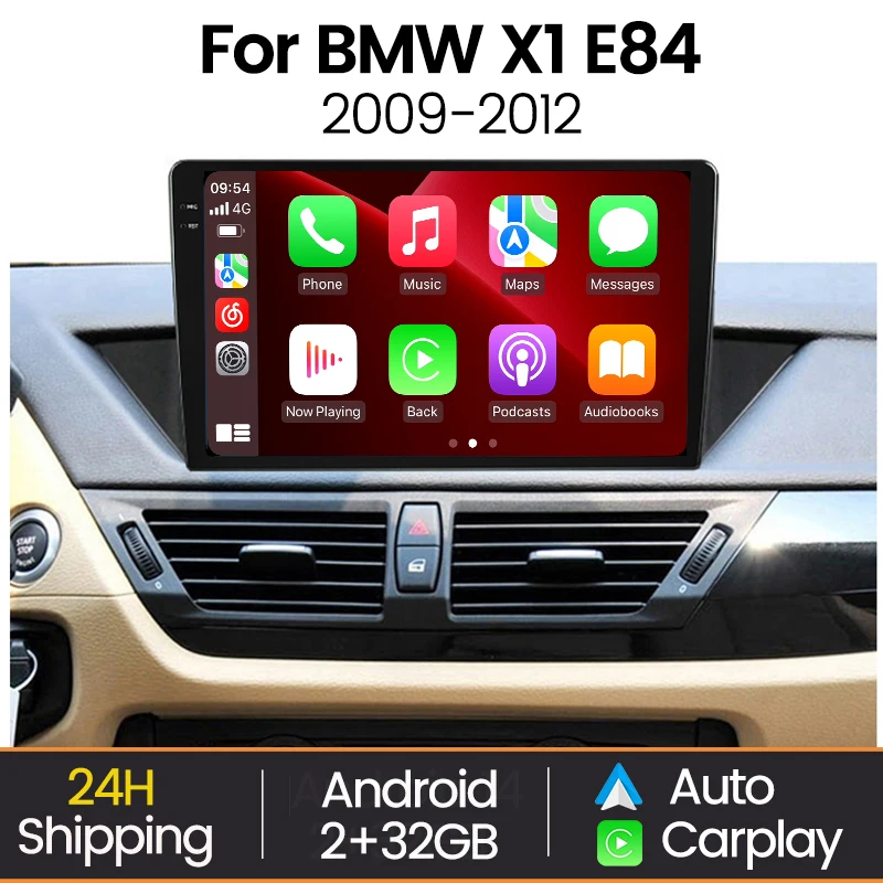MEKEDE Android Bildschirm Auto Radio Stereo Für BMW X1 E84 2009-2012 Unterstützung Carplay Android Auto WIFI BT Auto multimedia-Player