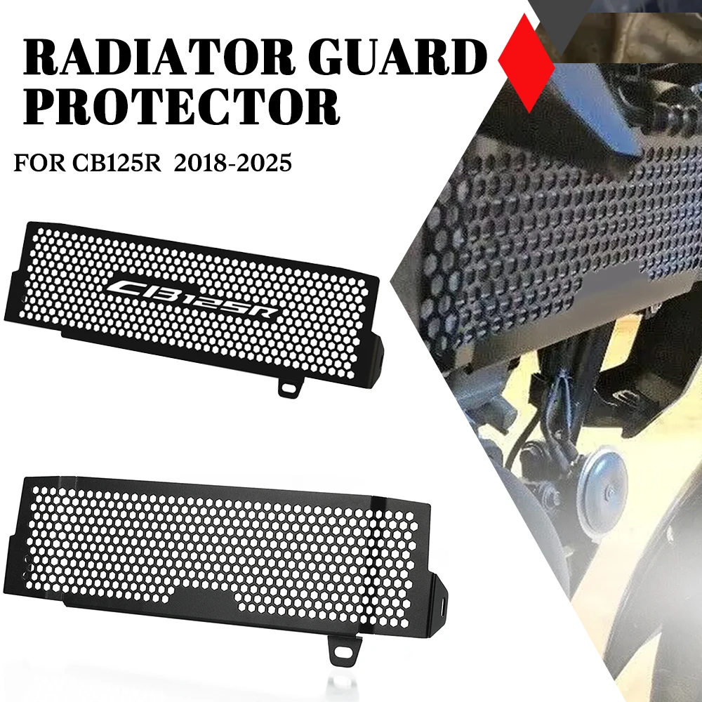 

CB 125 R 2018-2024 Motorcycle Accessories Radiator Guard Protector Grille Cover For HONDA CB125R CB150R 2023 2022 2021 2020 2019