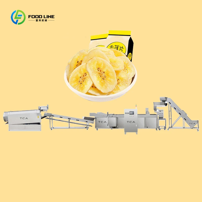 Customized Commercial Plantain Processing Banana Chips Frying Making Machine Production Line Price