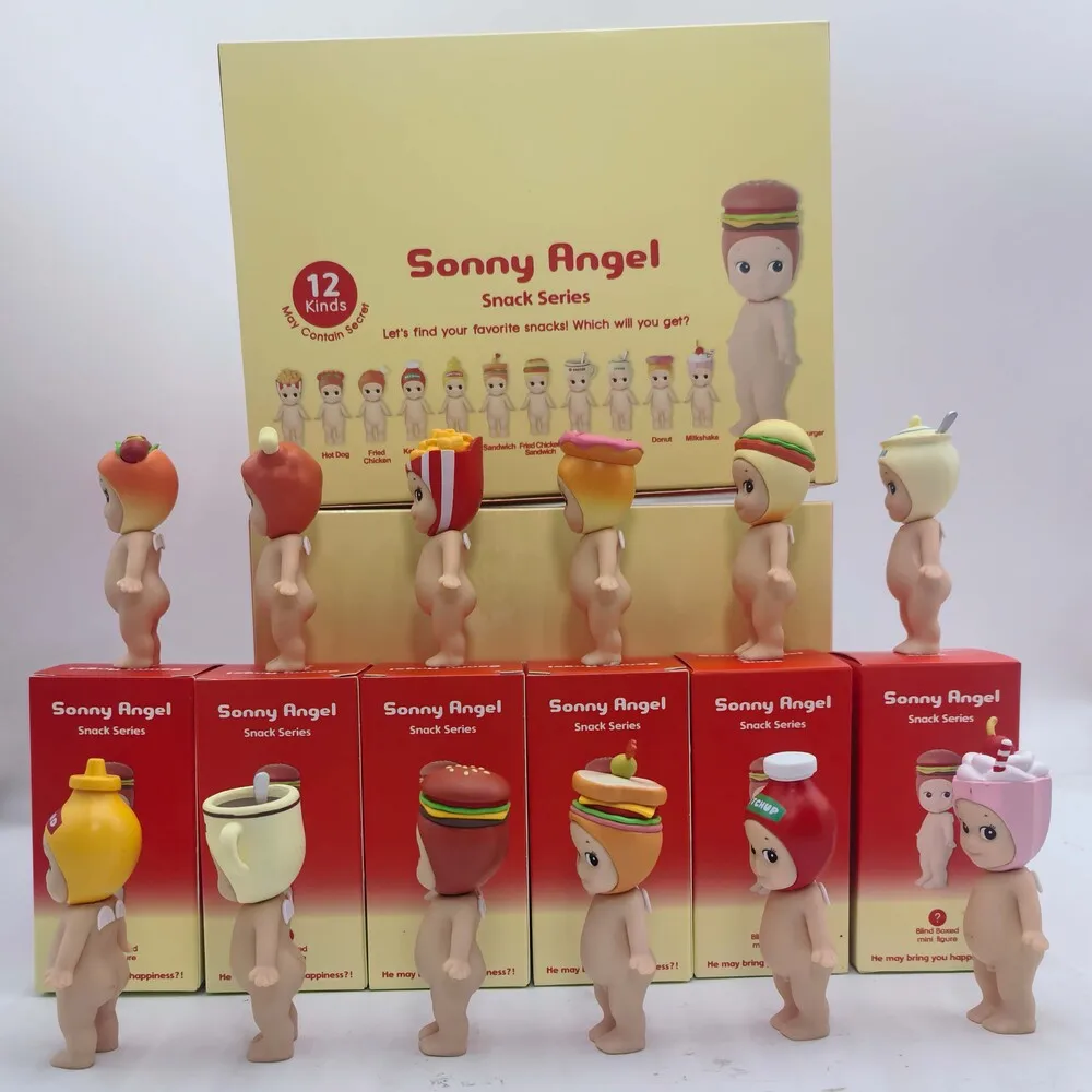 Mini Sonny Snack Series: Caja Sorpresa con Accesorios de Imagen, Muñecos de Moda, Regalos de Navidad para Fans, Decoraciones para Pantallas de Coche y Móviles
