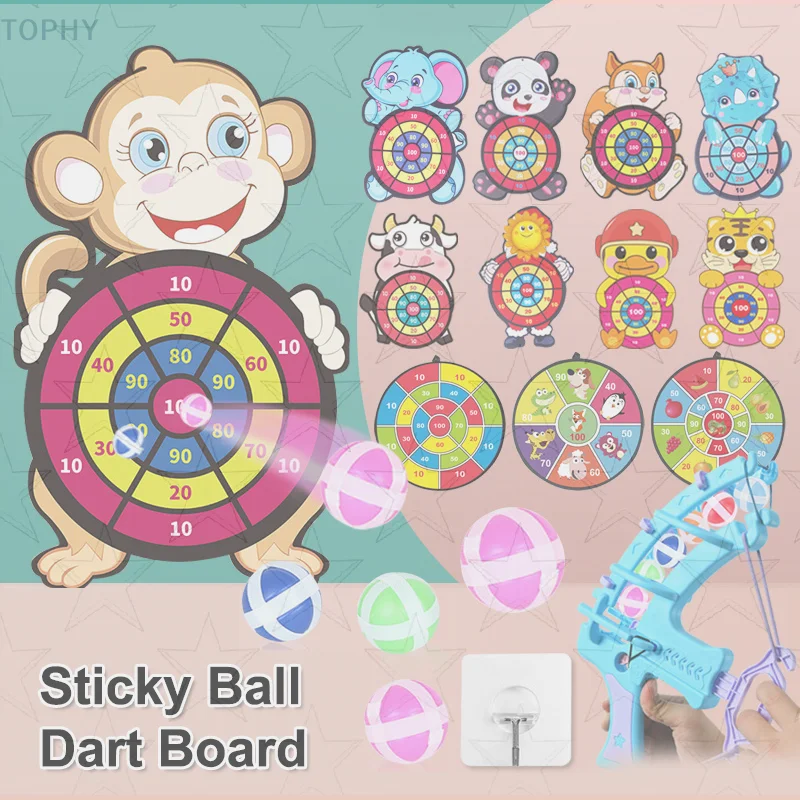 Lancia lo sport fionda bersaglio palla appiccicosa freccette basket giochi da tavolo gioco educativo all'aperto per bambini giocattolo