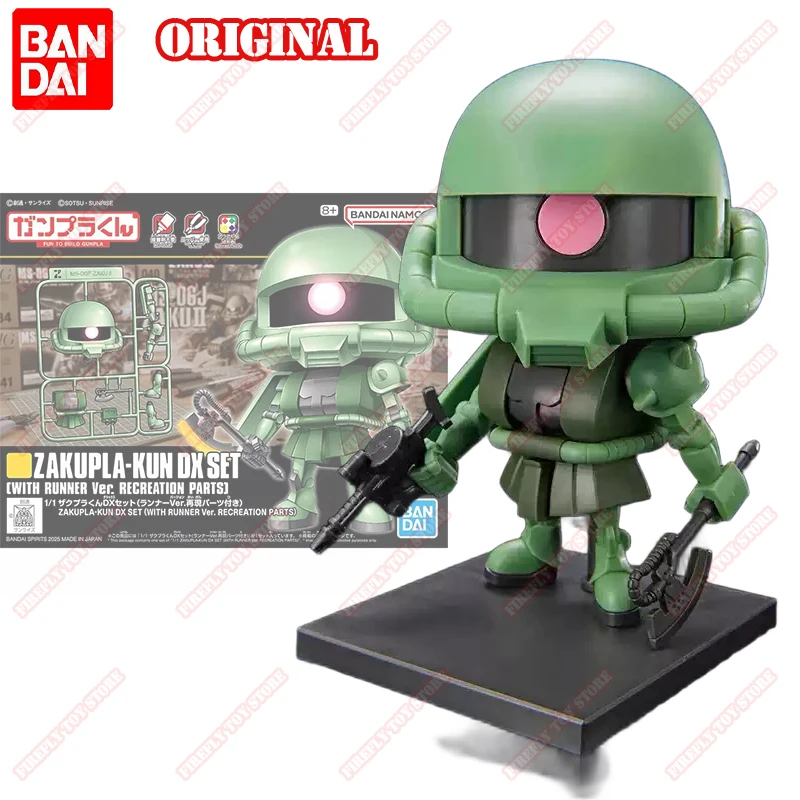 BANDAI в наличии, оригинальный Gundam Zakupla-KUN DX SET, сборка, аниме-фигурки, экшн-модель, игрушки